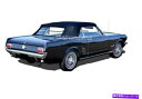 Soft Top フォードマスタングコンバーチブルソフトトップ交換＆プラスチックウィンドウ1964-1966ブラック Ford mustang Convertible Soft Top Replacement & Plastic window 1964-1966 BLACK