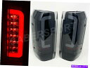 USテールライト 黒の煙C-BARのセット1989年 - 1996 Ford F150 F250 F350 Broncoのセット Set of Black Smoke C-Bar LED Taillights for 1989-1996 Ford F150 F250 F350 Bronco(2)