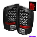 USテールライト スパイダーオートダッジRAM 07-08 1500 / RAM 06-09 2500/3500 LEDテールライトブラック Spyder Auto Dodge Ram 07-08 1500 / Ram 06-09 2500/3500 LED Tail Lights Black(2)