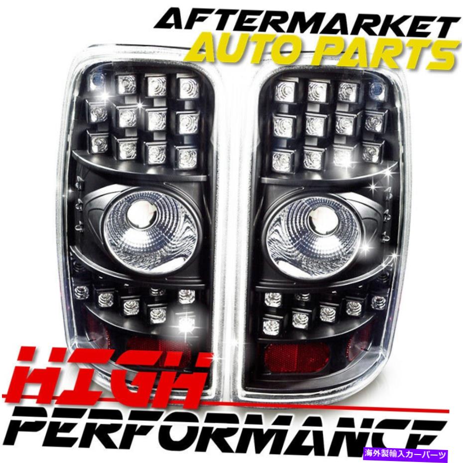 USテールライト 2000-2006 GMC Yukon LEDテールライトブラック/クリア For 2000-2006 GMC Yukon LED Ta..