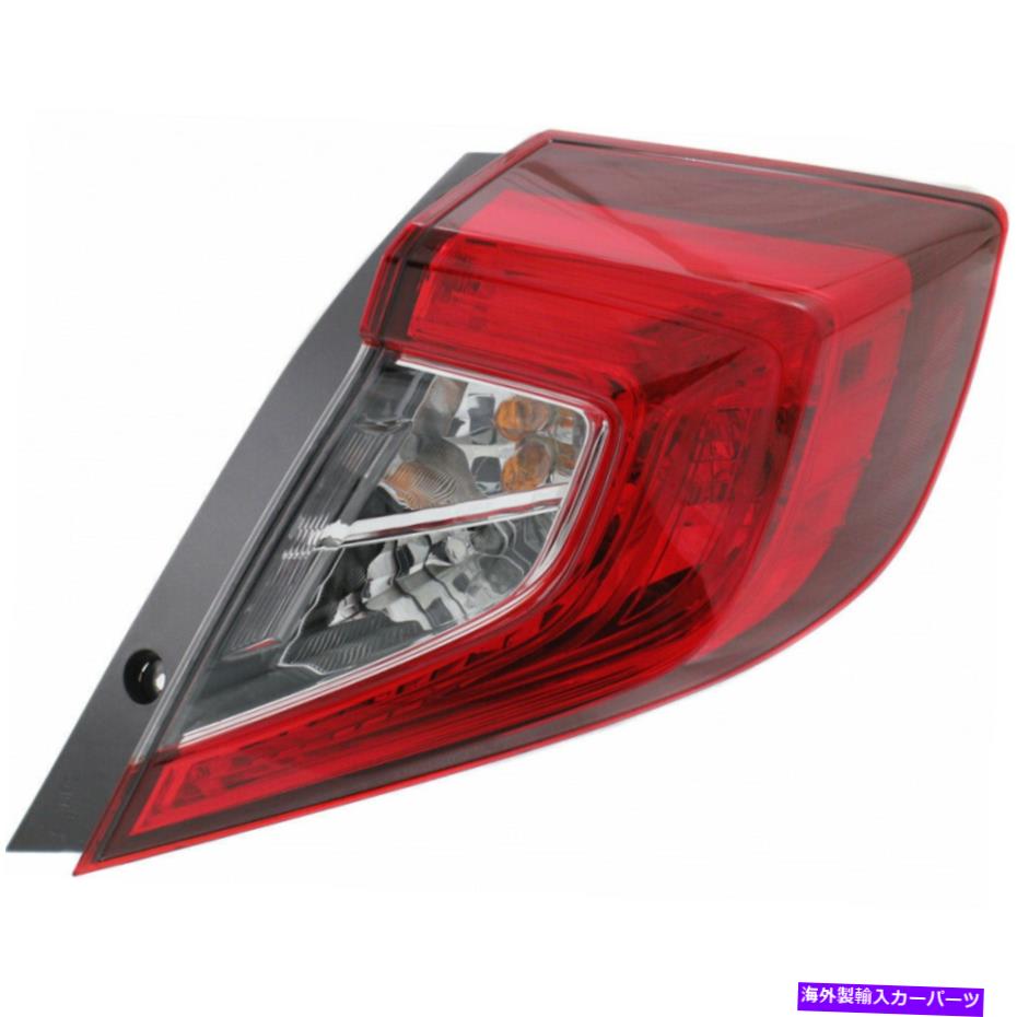 USテールライト ホンダシビックアウターテールライト2016-2020旅客サイドセダンHO2805110 For Honda Civic Outer Tail Light 2016-2020 Passenger Side Sedan HO2805110