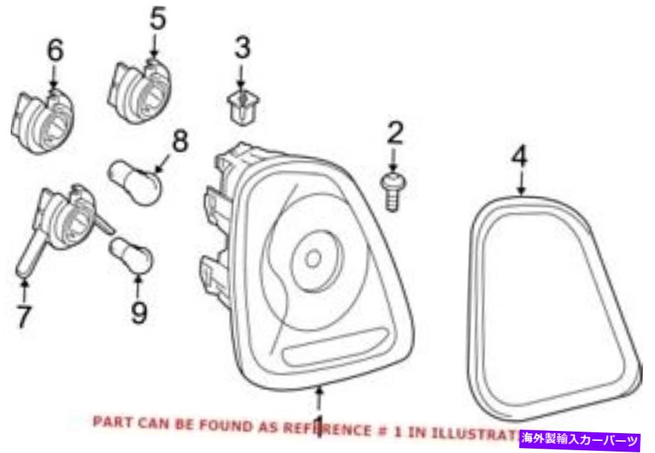 USテールライト ミニ63212757009のための本物のOEMテールライトアセンブリ Genuine OEM Tail Light Assembly for Mini 63212757009