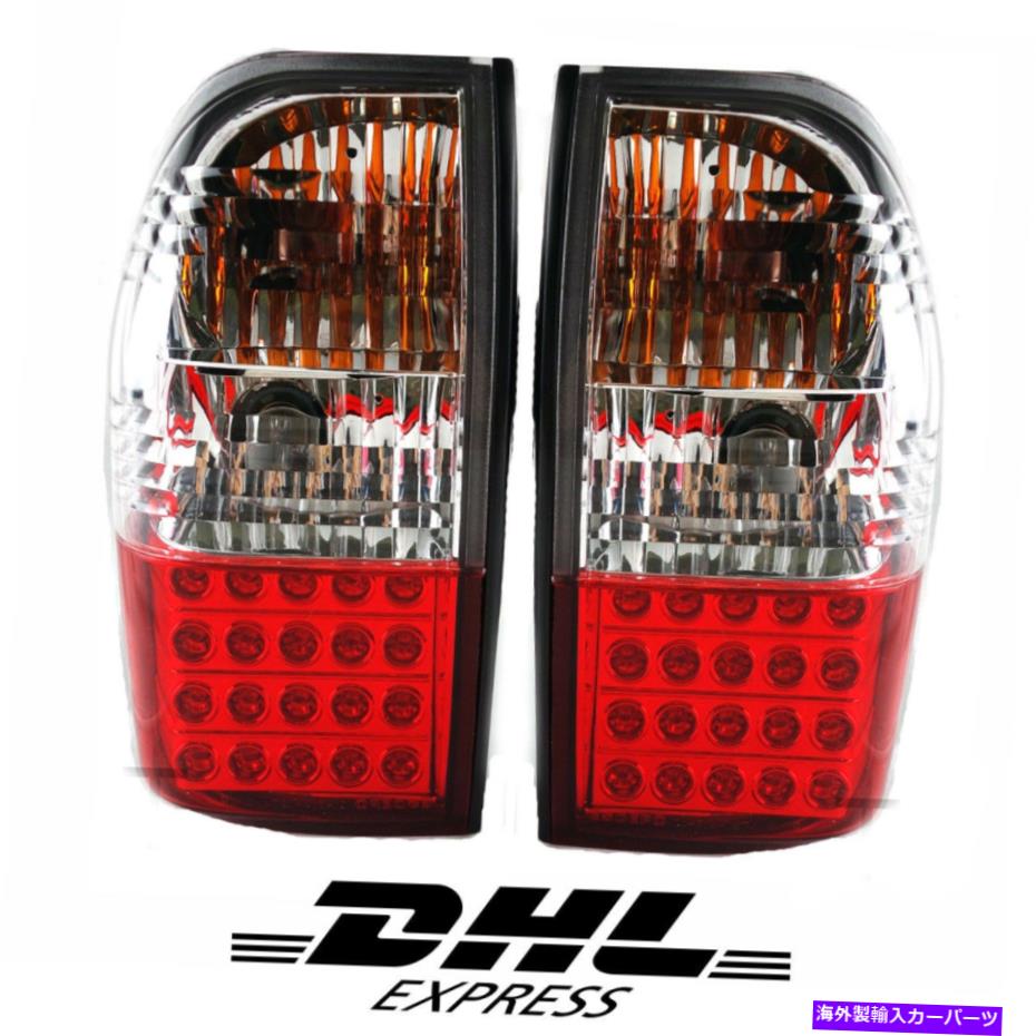 USテールライト 三菱動物L200 Strada 96 - 2004のための赤いLEDテールランプTaillamp Light Red LED Tail Lamp Taillamp Light For Mitsubishi Animal L200 Strada 96 - 2004