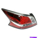 USテールライト 2014-2015日産Altimaのためのテールライト左LEDクリア&レッドと電球 Tail Light For 2014-2015 Nissan Altima Left LED Clear & Red With Bulb(2)