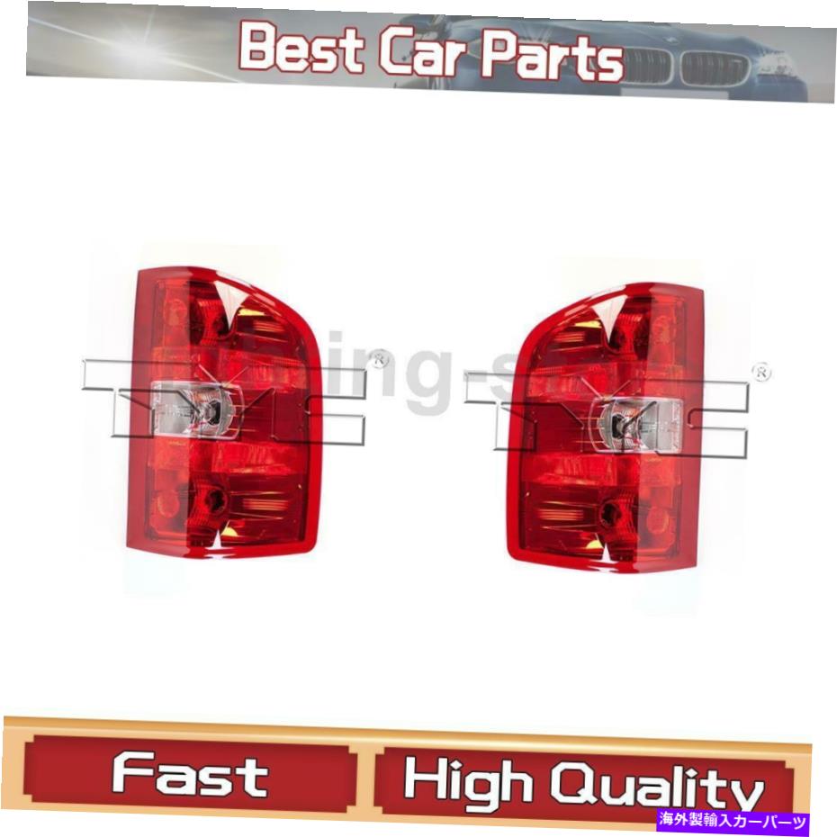 USテールライト 左右のテールライトアセンブリ2x TYCはシボレー2007-2014 Left Right Tail Light Assembly 2X TYC Fits Chevrolet 2007-2014