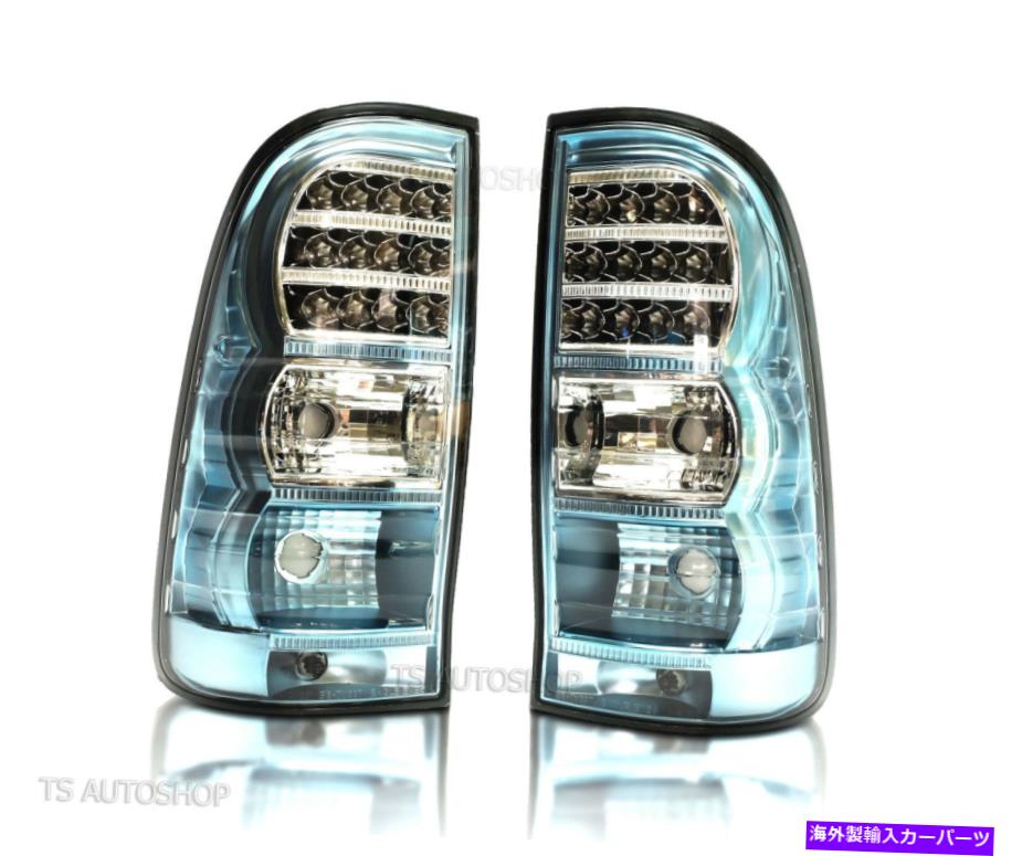 USテールライト 青いレンズLEDテールライトランプはトヨタヒーラックスチャンピオンVigo SR5 MK6 MK7 2005-2014 Blue Lens LED Tail Light Lamp For Toyota Hilux Champ Vigo Sr5 Mk6 Mk7 2005-2014