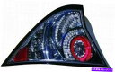 USテールライト 2001-2005ホンダシビッククーペテールライトペアセット For 2001-2005 Honda Civic Coupe Tail Light Pair Set(2)