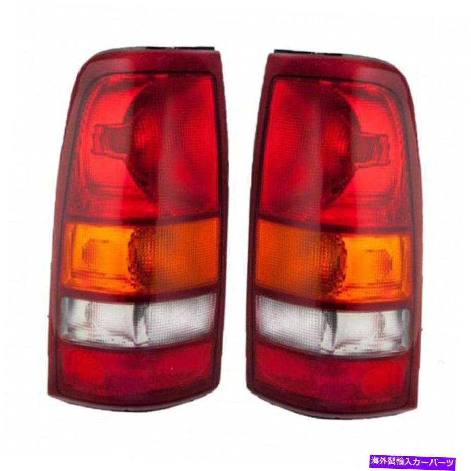 USテールライト フィット1999-2002 Chevy Silverado 1500ペアリアテールライトドライバーとRH Fits 1999-2002 Chevy Silverado 1500 Pair Rear Tail Lights Driver and RH