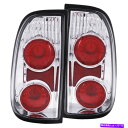 USテールライト Toyota Tundra 2000-2006テールライトクロムのためのAnzo ANZO For Toyota Tundra 2000-2006 Tail Lights Chrome