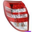 USテールライト TOYOTA RAV4テールライト2009 10 11 2012ドライバ側W /電球ドットTO2800181 Fits Toyota RAV4 Tail Light 2009 10 11 2012 Driver Side w/ Bulbs DOT TO2800181