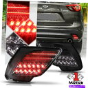 USテールライト ブラック/スモークLEDリアバンパーリフレクターテールライトブレーキランプ13-16マツダCX5 Black/Smoke LED Rear Bumper Reflector Tail Light Brake Lamp for 13-16 Mazda CX5