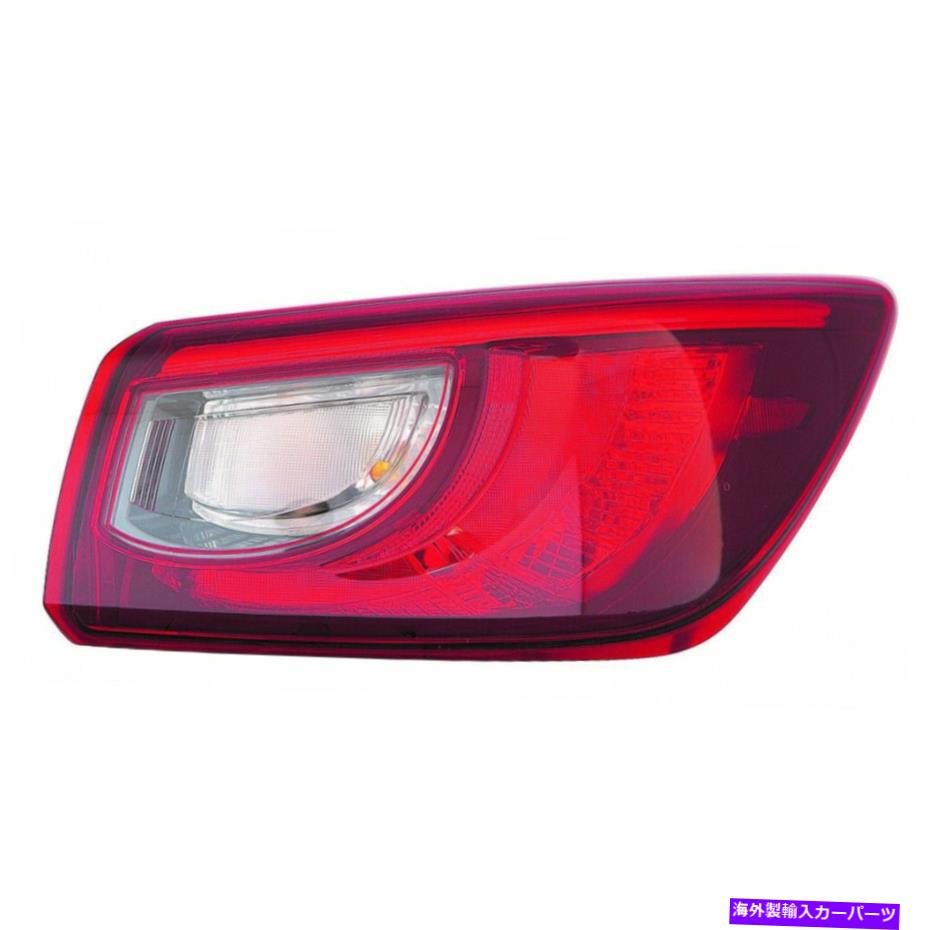 USテールライト Mazda CX3テールライトアセンブリ2016-2019旅客サイド外部電球タイプCAPA For Mazda CX3 Tail Light Assembly 2016-2019 Passenger Side Outer Bulb Type CAPA
