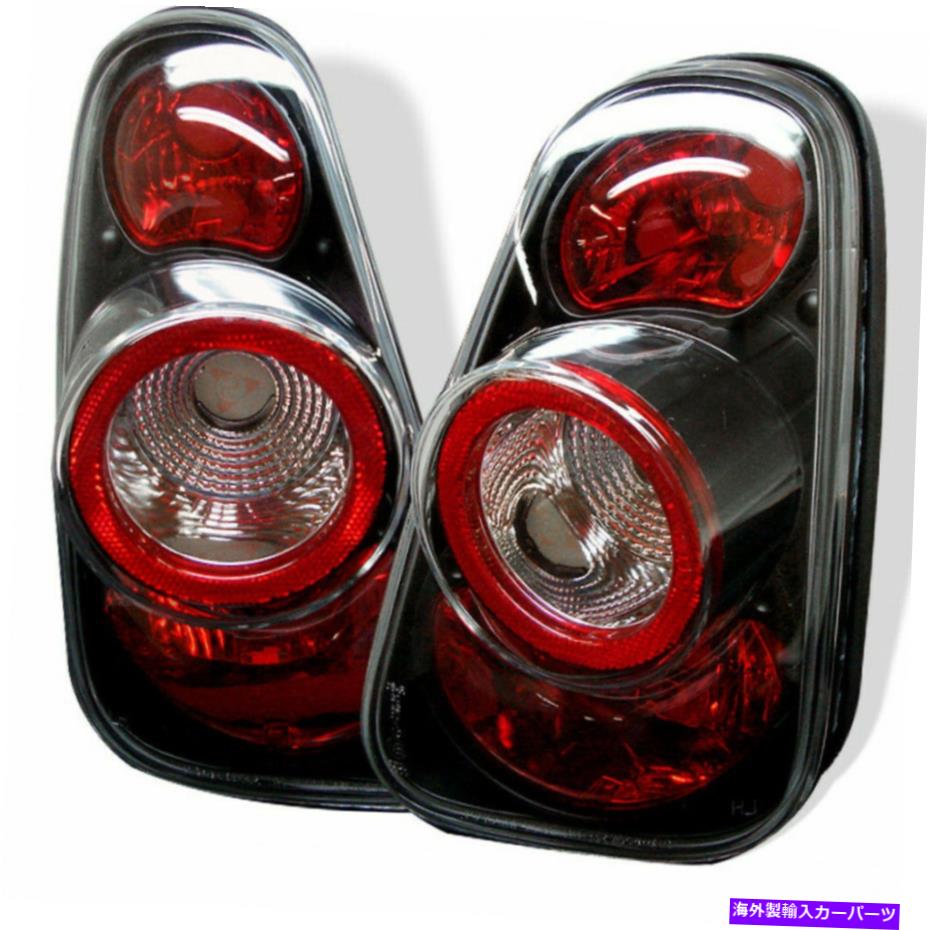 USテールライト ミニクーパーのスパイダー2002-2005ユーロスタイルのテールライト黒 Spyder For Mini Cooper 2002-2005 Euro Style Tail Lights | Black