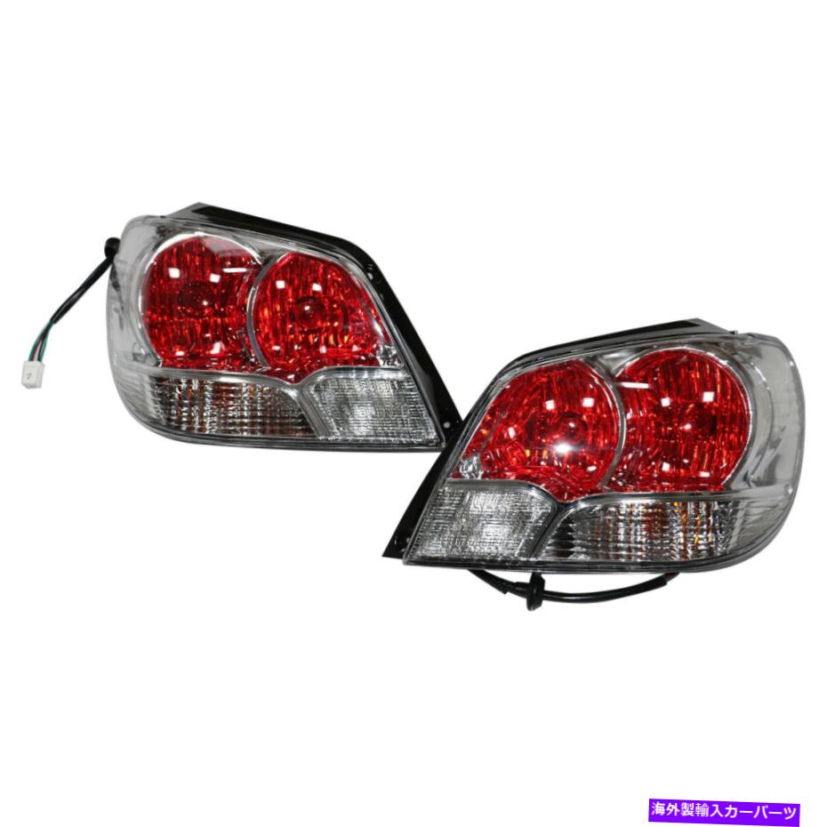 USテールライト フィット三菱アウトランダー2002-05リアテール信号ライトランプセット（左、右） Fit Mitsubishi Outlander 2002-05 Rear Tail Signal Lights Lamp Set (Left,Right)