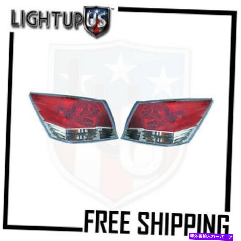 USテールライト フィット08-09ホンダアコード4Dテールライト/ランプペア（左右セット） Fits 08-09 HON..
