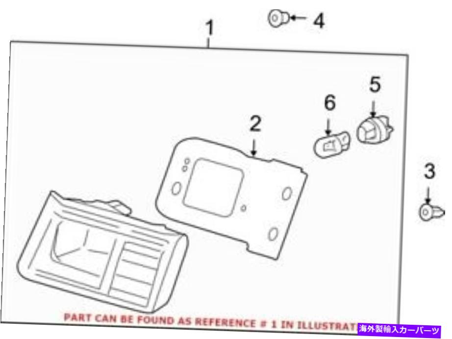 USơ饤 Acura 34155-TL0-A11ѤʪOEMơ饤ȥ֥ Genuine OEM Tail Light Assembly for Acura 34155-TL0-A11