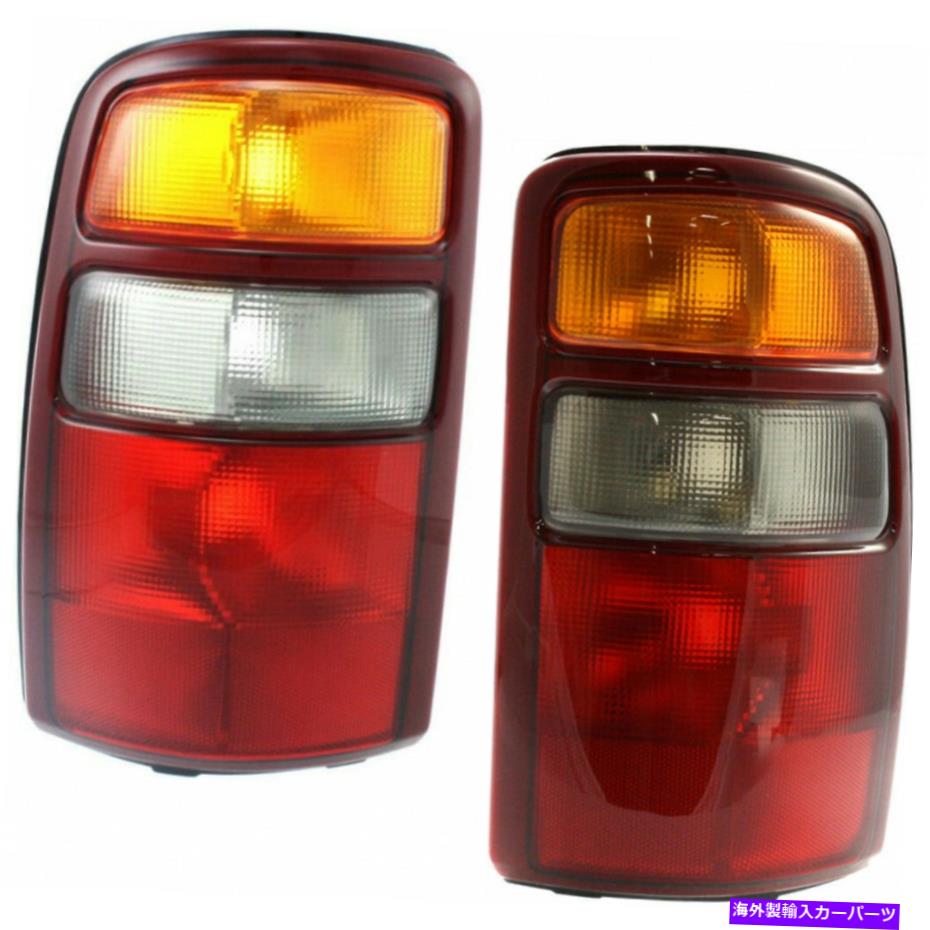 USテールライト フィット2000-2003シボー郊外ペアリアテールライトドライバーと乗客 Fits 2000-2003 Chevy Suburban Pair Rear Tail Lights Driver and Passenger【並行輸入品】