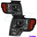 USヘッドライト 2009-2014フォードF-150フロントヘッドライトの交換左右+右側のヘッドランプ Headlamps For 2009-2014 Ford F-150 Front Headlights Replacement Left+Right Sides(2)