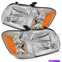 USヘッドライト Toyota Tundra 2005-2006アフターマーケットヘッドライトアセンブリペアヘッドランプ Fits Toyota Tundra 2005-2006 Aftermarket Headlights Assembly Pair Headlamp