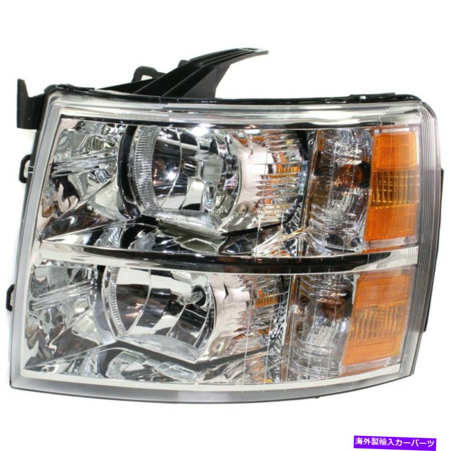 USヘッドライト 2007-2014のヘッドライトシボレーSilverado 2500 HDドライバサイドカーパ Headlight For 2007-2014 Chevrolet Silverado 2500 HD Driver Side CAPA