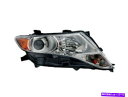 USヘッドライト ベースワゴン09 - 12ハロゲンヘッドライトランプ右助手席側 For Venza Base Wagon 09 - 12 Halogen Headlight Lamp Right Passenger Side