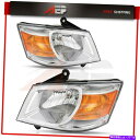 USヘッドライト ドッジグランドキャラバン2008-2010フロントヘッドランプアセンブリライトペアのヘッドライト Headlights For Dodge G...