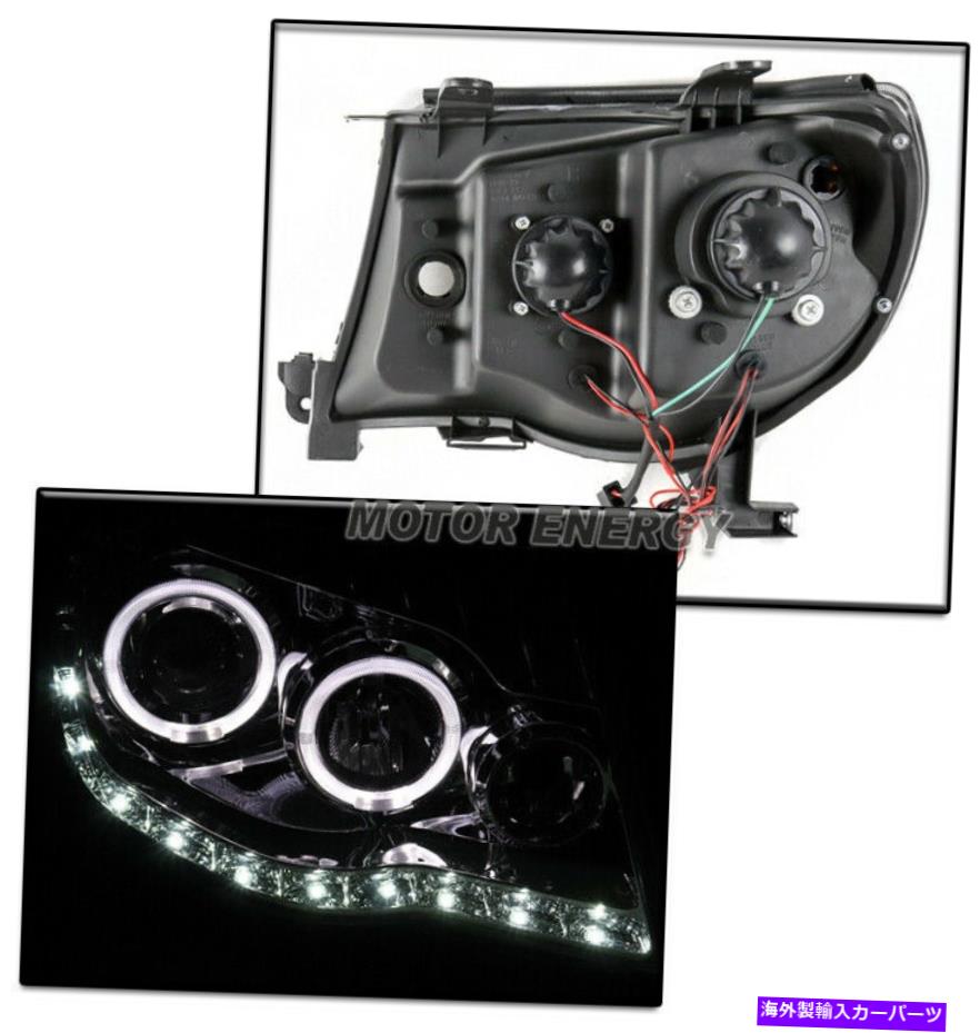 FOR 05-11 TOYOTA TACOMA HALO LED CHROME PROJECTOR HEADLIGHT HEADLAMP +BUMPER DRLカテゴリUSヘッドライト状態新品メーカー車種発送詳細全国一律 送料無料（※北海道、沖縄、離島は省く）商品詳細輸入商品の為、英語表記となります。Condition: NewBrand: Motor-EOther Part Number: TO2502181, TO2503181, TO2503157, TO2502157Interchange Part Number: 8115004163, 8111004163, 8115004173, 8111004173Placement on Vehicle: Left, Right, FrontManufacturer Part Number: Does not apply 条件：新品ブランド：モーター - E.その他の型番：TO2502181、TO2503181、TO2503157、TO2502157インターチェンジ部品番号：8115004163,8111004163,8115004173,8111004173車両への配置：左、右、前面製造者部品番号：適用しません《ご注文前にご確認ください》■海外輸入品の為、NC・NRでお願い致します。■取り付け説明書は基本的に付属しておりません。お取付に関しましては専門の業者様とご相談お願いいたします。■通常2〜4週間でのお届けを予定をしておりますが、天候、通関、国際事情により輸送便の遅延が発生する可能性や、仕入・輸送費高騰や通関診査追加等による価格のご相談の可能性もございますことご了承いただいております。■海外メーカーの注文状況次第では在庫切れの場合もございます。その場合は弊社都合にてキャンセルとなります。■配送遅延、商品違い等によってお客様に追加料金が発生した場合や取付け時に必要な加工費や追加部品等の、商品代金以外の弊社へのご請求には一切応じかねます。■弊社は海外パーツの輸入販売業のため、製品のお取り付けや加工についてのサポートは行っておりません。専門店様と解決をお願いしております。■大型商品に関しましては、配送会社の規定により個人宅への配送が困難な場合がございます。その場合は、会社や倉庫、最寄りの営業所での受け取りをお願いする場合がございます。■輸入消費税が追加課税される場合もございます。その場合はお客様側で輸入業者へ輸入消費税のお支払いのご負担をお願いする場合がございます。■商品説明文中に英語にて”保証”関する記載があっても適応はされませんのでご了承ください。■海外倉庫から到着した製品を、再度国内で検品を行い、日本郵便または佐川急便にて発送となります。■初期不良の場合は商品到着後7日以内にご連絡下さいませ。■輸入商品のためイメージ違いやご注文間違い当のお客様都合ご返品はお断りをさせていただいておりますが、弊社条件を満たしている場合はご購入金額の30％の手数料を頂いた場合に限りご返品をお受けできる場合もございます。(ご注文と同時に商品のお取り寄せが開始するため)（30％の内訳は、海外返送費用・関税・消費全負担分となります）■USパーツの輸入代行も行っておりますので、ショップに掲載されていない商品でもお探しする事が可能です。お気軽にお問い合わせ下さいませ。[輸入お取り寄せ品においてのご返品制度・保証制度等、弊社販売条件ページに詳細の記載がございますのでご覧くださいませ]&nbsp;