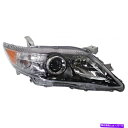 USヘッドライト 燻製レンズ付きカムリ右乗客ヘッドライトアセンブリ Fits 10-11 Camry Right Passenger Headlight Assembly with Smoked Lens