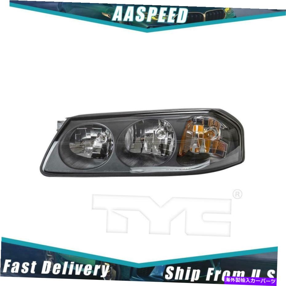 USヘッドライト 1倍のヘッドライトアセンブリは2004-2005のシボレーインパラのTYCを左にしています 1X Headlight Assembly Left TYC For 2004-2005 Chevrolet Impala