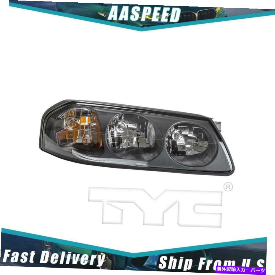 USヘッドライト 2004-2005シボレーインパラのための1xヘッドライトアセンブリ右TYC 1X Headlight Assembly Right TYC For 2004-2005 Chevrolet Impala