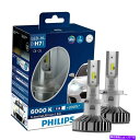 USヘッドライト Philips X-Treme Ultinon LED 6000KホワイトH7ヘッドライトロービーム200％明るく Philips X-Treme Ultinon LED 6000K White H7 Head Light Low Beam 200% Brighter