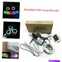 USヘッドライト DC12V LEDカーエンジェルアイレーシングランプRGBテレスコピックランプリード装飾ストリップ DC12V LED Car Angel E...