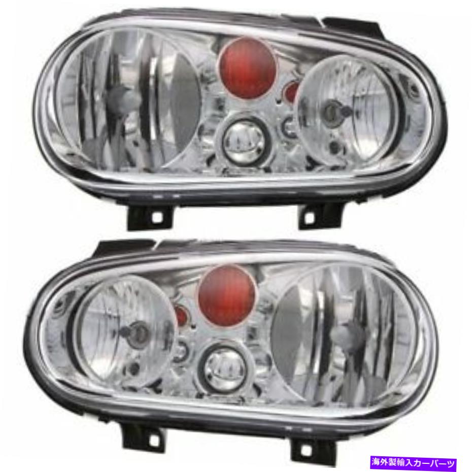 USヘッドライト フォルクスワーゲンゴルフ02-06 RHのハロゲンヘッドライト02-06 RHは1J0941018Dに収まります Halogen Headlight For VOLKSWAGEN GOLF 02-06 RH Fits 1J0941018D