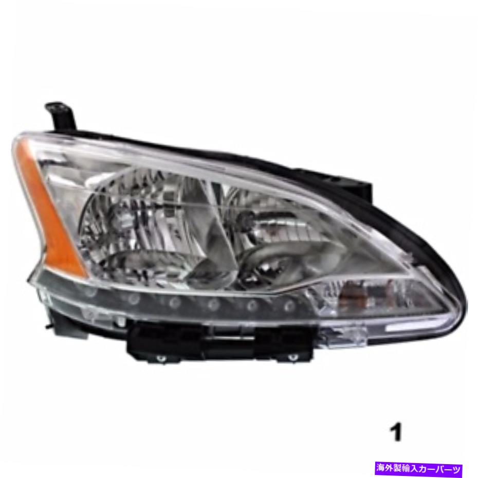 USヘッドライト 13-15 Sentra右乗客ハロゲンヘッドランプアセンブリに合う Fits 13-15 SENTRA RIGHT PASSENGER HALOGEN HEADLAMP ASSEMBLY