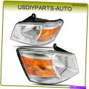 USヘッドライト 2008-2010 Dodge Grand Caravan Headlampsアセンブリ左+右セット Headlights For 2008-...