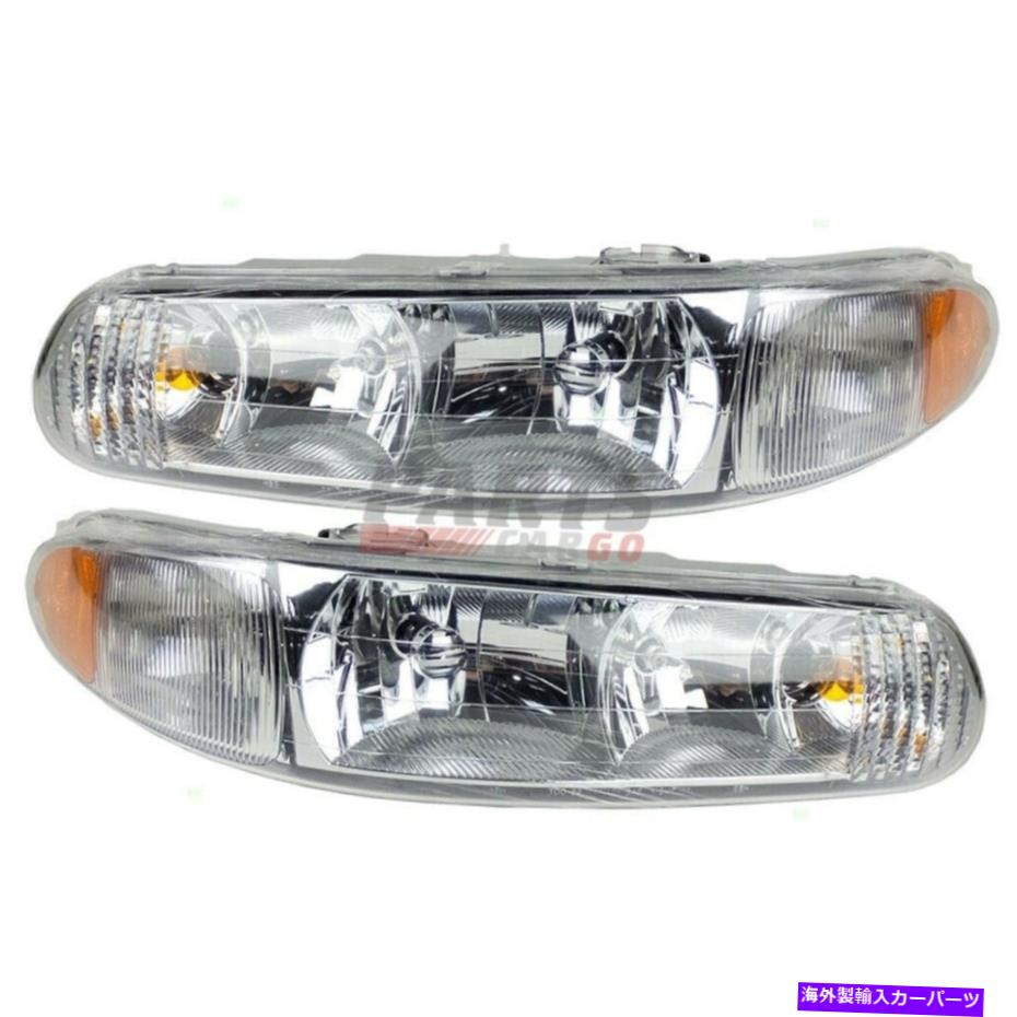 USヘッドライト 新しいLH＆RHヘッドランプアセンブリ1997-2005ビュイックセンチュリーフィットGM2502183 GM2503183 NEW LH & RH HEADLAMP ASSEMBLY 1997-2005 BUICK CENTURY FITS GM2502183 GM2503183