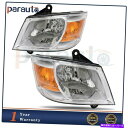 USヘッドライト 2008-2010 Dodge Grand Caravan Halogenヘッドライトアセンブリランプペアの組み換え For 2008-201...