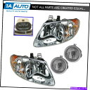USヘッドライト ヘッドライトフォグドライビングライトランプキットタウン&カントリーグランドキャラバンの4セット Headlight Fog Driving L...