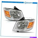 USヘッドライト Dodge Grand Caravan 2008-2010のヘッドライトアセンブリドライバー+助手席側 Headlight Assembly ...