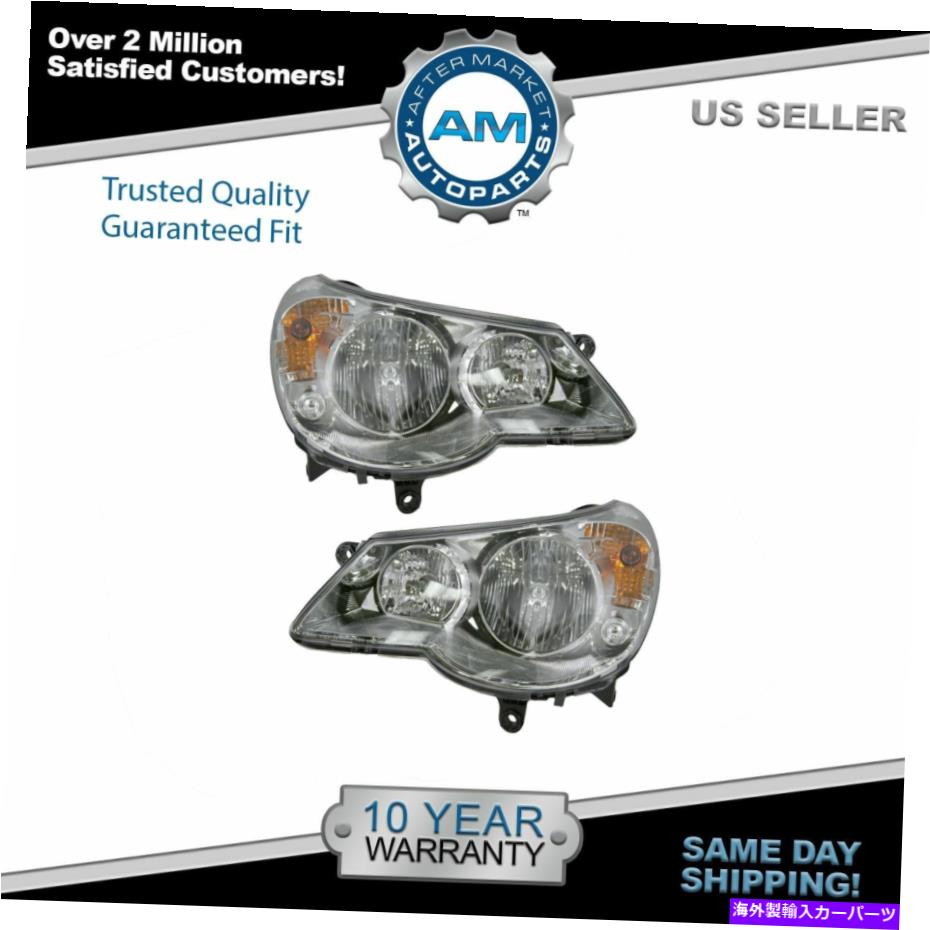 USヘッドライト ヘッドライトヘッドランプ左右ペアセット07-10 Chrysler Sebring Headlights Headlamps Left & Right Pair Set NEW for 07-10 Chrysler Sebring