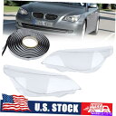 USヘッドライト BMW 5シリーズE61ツーリングのためのヘッドライトレンズカバーランプシェルシェル04-09 FaceLift Headlight Lens Cover Lampshade Shell for BMW 5 Series E61 Touring 04-09 Facelift