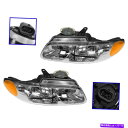 USヘッドライト クワッドヘッドライトヘッドランプ左右ペア2000 Grand Caravan Voyager Quad Headlights Headlamp...