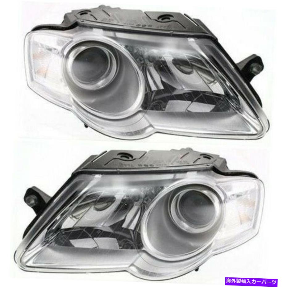 USヘッドライト ヘッドライトヘッドランプ左右ペアセット06-10フォルクスワーゲンパサート Headlights Headlamps Left & Right Pair Set NEW for 06-10 Volkswagen Passat