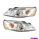 USヘッドライト ヘッドライトフロントランプペア05-10 Pontiac G6左右のためのセット Headlights Front Lamps Pair Set for 05-10 Pontiac G6 Left & Right