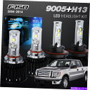 USヘッドライト フォードF150 2004-2014のためのLEDヘッドライト+フォグランプの電球変換キット LED Headlight+Fog Lamp Bulb Conversion Kit for Ford F150 2004-2014 High Low Beam