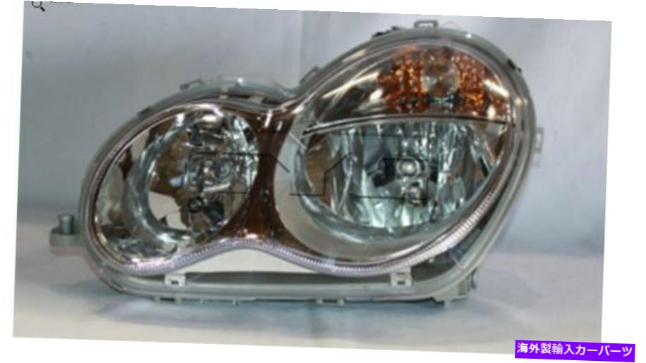 USヘッドライト Mercedes Cクラス2005-2007モデルのためのTYC左側ハロゲンヘッドライトASSY TYC Left Side Halogen Headlight Assy For Mercedes C Class 2005-2007 Models