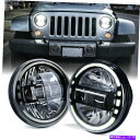 USヘッドライト Xprite 7 "Black LEDのヘッドライトW / Halo DRL 1997-2018 Jeep Wrangler JK TJ LJ Xprite 7" Black LED Headlights w/ Halo DRL for 1997-2018 Jeep Wrangler JK TJ LJ