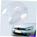 USヘッドライト VWゴルフ6 MK6 GTI 10-14ペアプラスチックヘッドライトクリアレンズカバーベース Pair For VW Golf 6 MK6 GTI 10-14 Pair Plastic Headlight Clear Lenses Cover Base