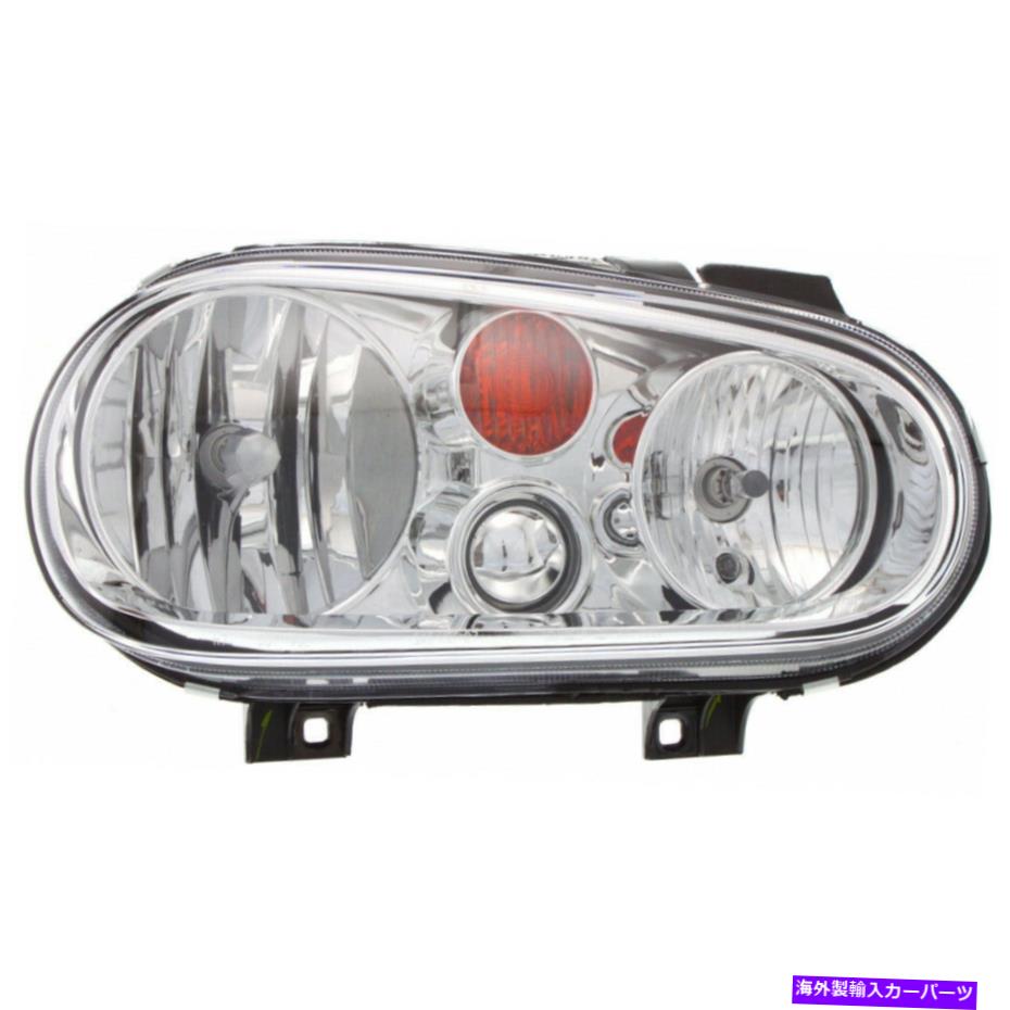 USヘッドライト フォルクスワーゲンゴルフヘッドライト2002-2005客室ハロゲンVW2503123 For Volkswagen Golf Headlight 2002-2005 Passenger Side Halogen VW2503123