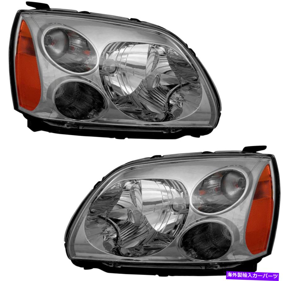 USヘッドライト Headlights Headlightアセンブリ（W / BULB）ペア2004-2009三菱ガロント Headlights Headlight Assembly (w/Bulb) Pair Set for 2004-2009 Mitsubishi Galant